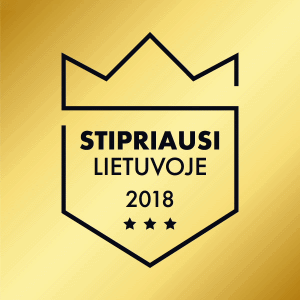 Vitventa MB Creditinfo sertifikatas Stipriausi Lietuvoje 2018